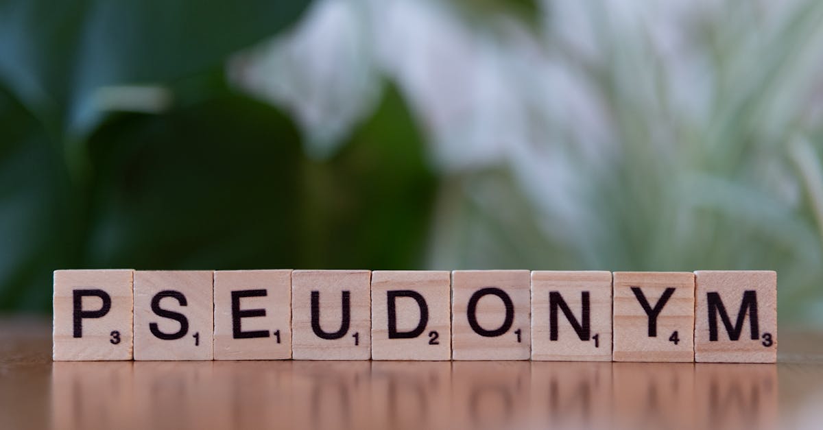 découvrez le monde fascinant des pseudonymes : leur histoire, leur utilisation et leur impact dans la littérature et la culture contemporaine. apprenez comment des auteurs célèbres ont choisi d'écrire sous des noms d'emprunt pour façonner leur identité artistique.